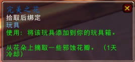 魔兽世界圆满之花 6.2全新宠物变邪能道具