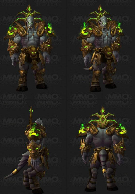魔兽6.2新模型:所有方面恶魔化坐骑与新敌人